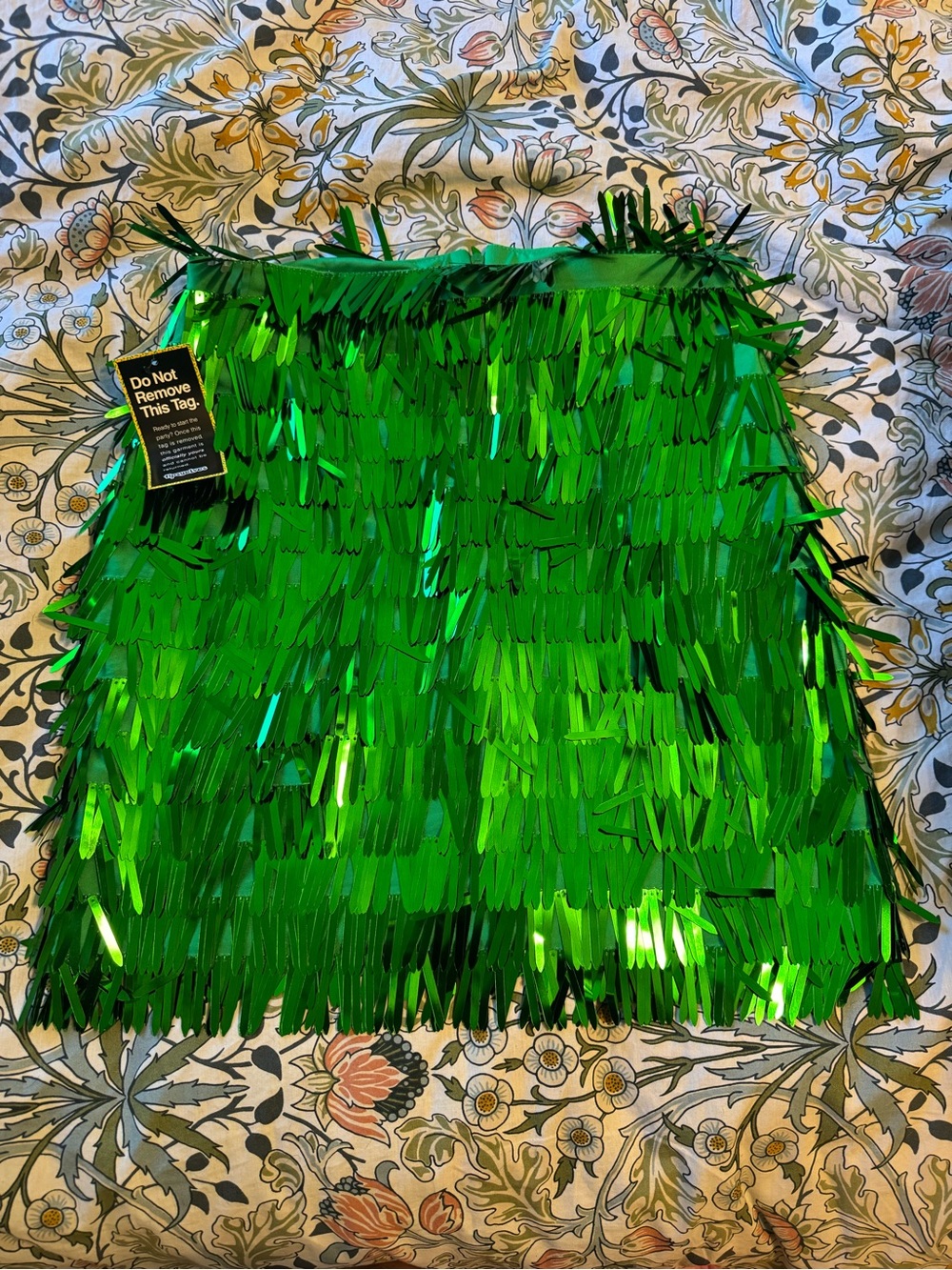 Tipsy Elves Green Tinsel Skirt – Medium – NWT